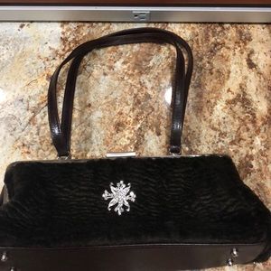 Glenda Gies brown purse